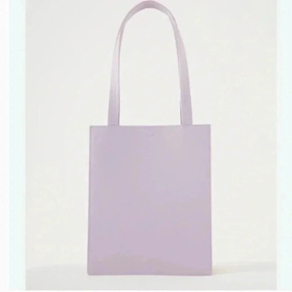 Baggu Leather Retail Shoulder Bag in Pale Orchid RARE - Picture 3 of 7